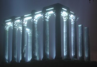 Foto do templo de Diana
